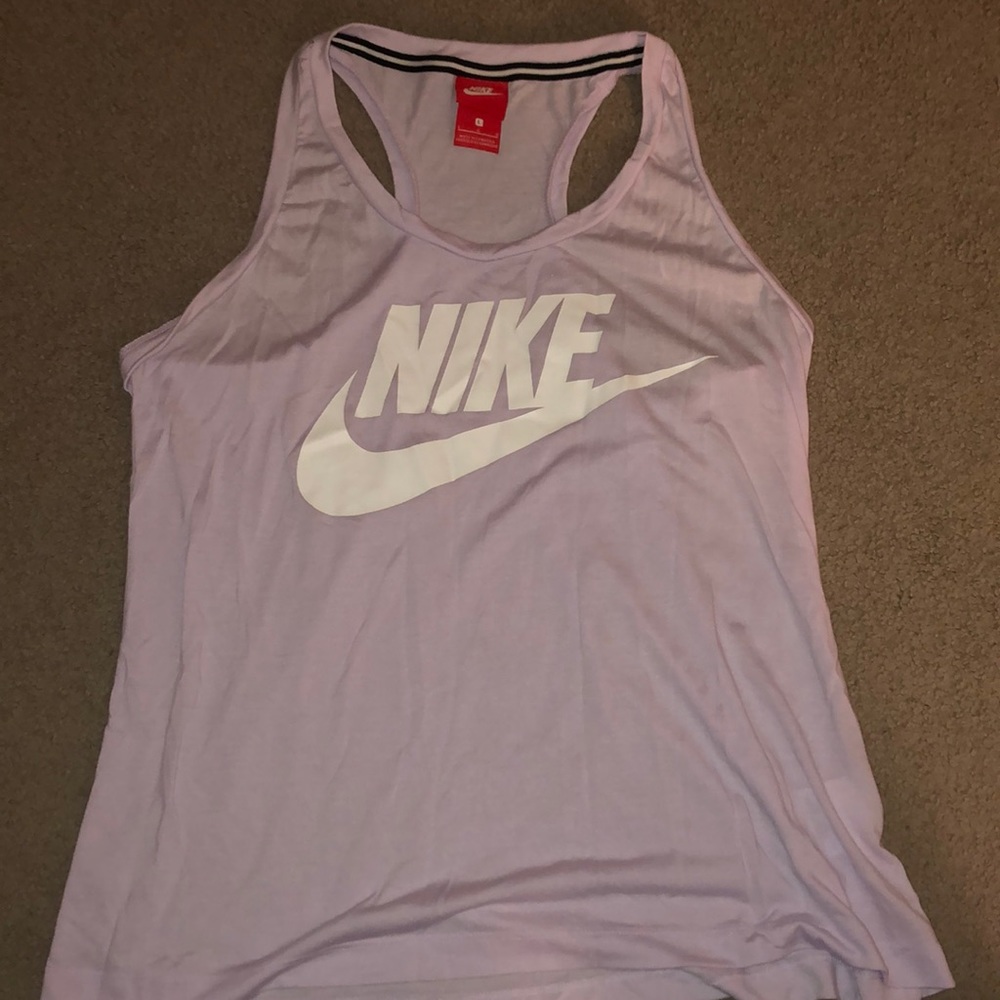 nike lavender workout tank